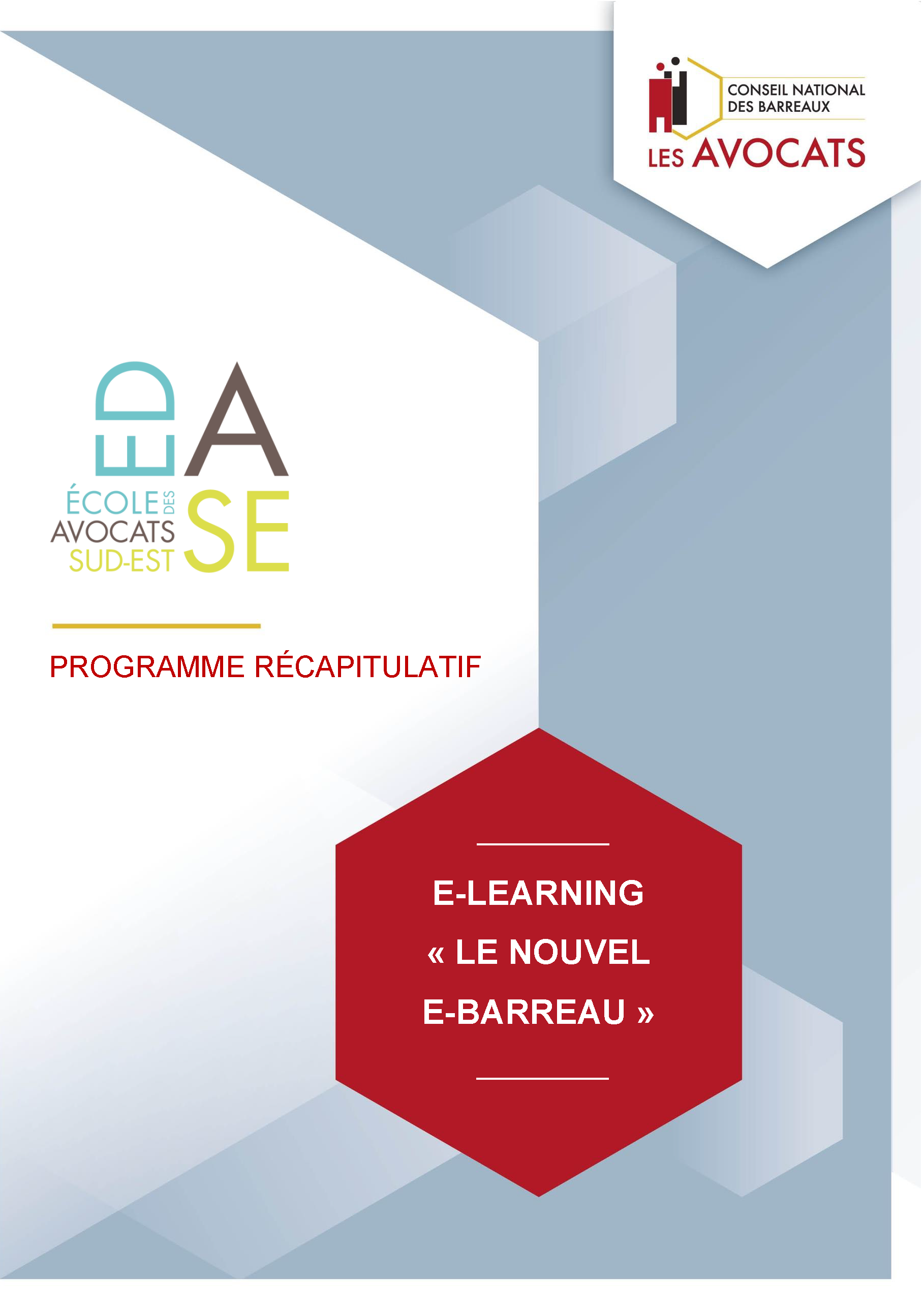 LE NOUVEL E-BARREAU. UNE APPLICATION MULTI-SUPPORTS SÉCURISÉE - E-LEARNING 2024